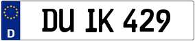 Truck License Plate